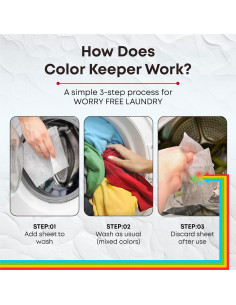 Hojas Atrapa Tintes Color Keeper 100 Unidades Sin Fragancia 2