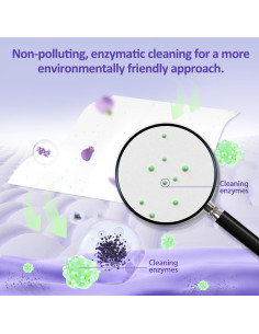 Hojas de detergente ecológicas CLEARALIF Platinum Lavanda - 100 cargas 2