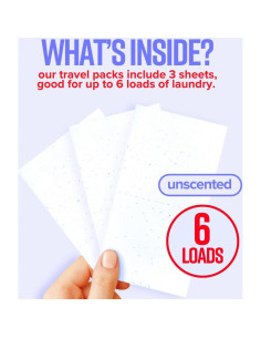 Hojas de Detergente para Ropa STRIPS Eco 6 Cargas Sin Fragancia 2