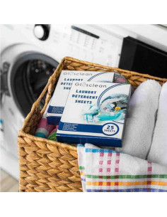 Hojas de detergente ecológicas Glosclean - 50 cargas 2