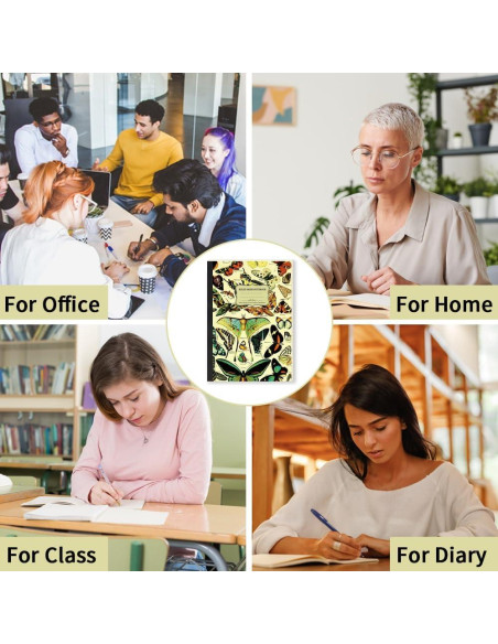 Cuaderno B5 Mifuner Rayado Mariposa 60 Hojas 80gsm