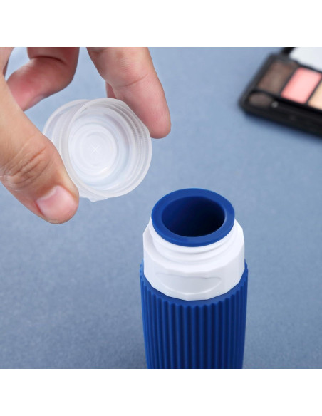Botellas de Viaje Silicona 59ml Aprobadas TSA - 4 Piezas