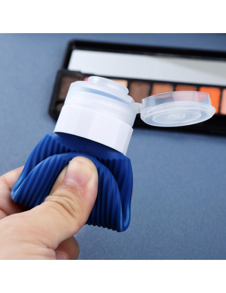 Botellas de Viaje Silicona 59ml Aprobadas TSA - 4 Piezas