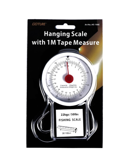 Báscula Colgante de Pesca Goture 22Kg Mecánica Impermeable