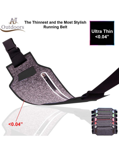 Cinturón de Dinero Resistente al Agua ANJ Outdoors - Delgado y Ligero