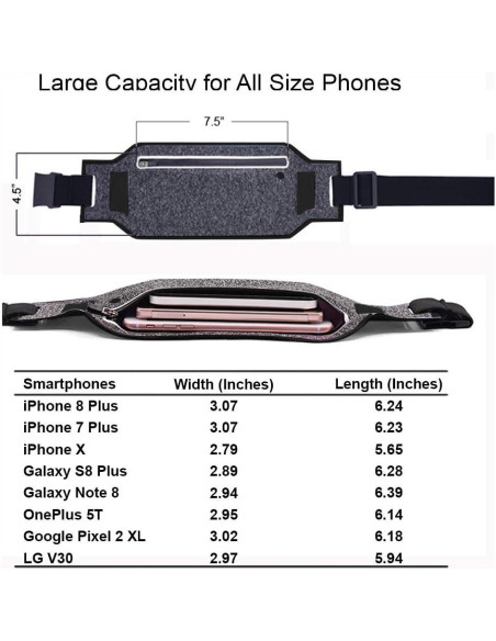 Cinturón de Dinero Resistente al Agua ANJ Outdoors - Delgado y Ligero