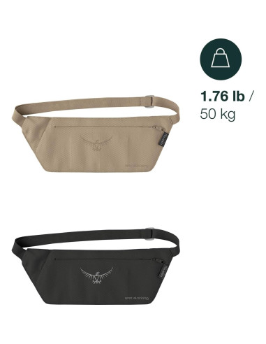 Cinturón de Dinero Slim Osprey Stealth RFID Tan Desierto