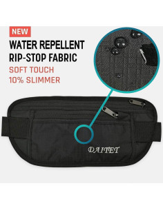 Bandolera Fanny Pack DAITET para Hombres y Mujeres - Cintura Ajustable 2