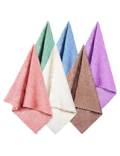 Paños de Limpieza Facial Syhood 30x30 cm Microfibra 6 Piezas