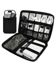 Organizador de Cables Vaxaape Negro 26.9x19.1 cm Nylon