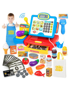 Caja Registradora Juguete Dreamon con Calculadora y Accesorios