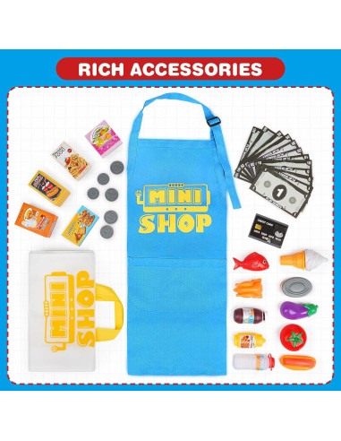 Caja Registradora Juguete Dreamon con Calculadora y Accesorios