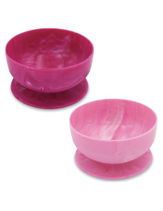 Cuencos de Silicona ChooMee para Bebés 4 oz 2 Piezas Rosa
