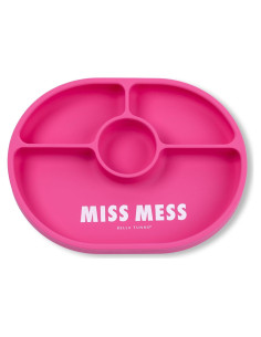 Plato de Succión Bella Tunno Miss Mess para Bebés 4-12 meses