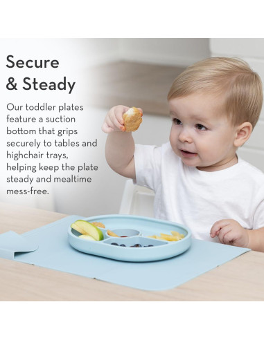 Plato de Succión Bella Tunno Miss Mess para Bebés 4-12 meses