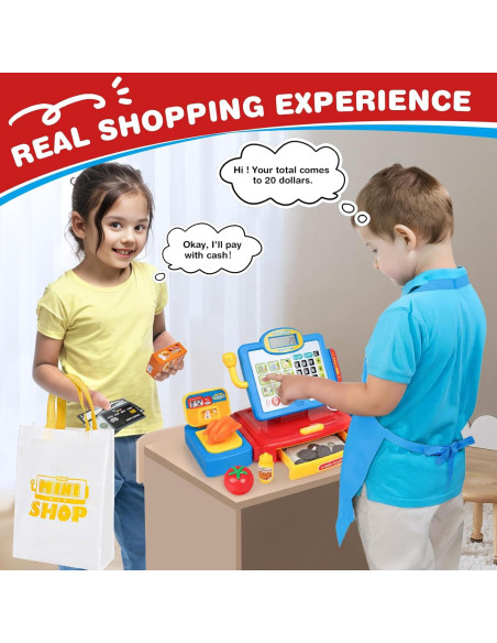 Caja Registradora Juguete Dreamon con Calculadora y Accesorios