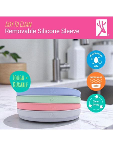 Mangas de Succión de Silicona Elk y Amigos para Plato 17 cm