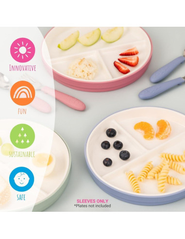 Mangas de Succión de Silicona Elk y Amigos para Plato 17 cm