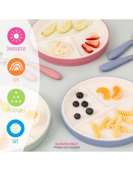 Mangas de Succión de Silicona Elk y Amigos para Plato 17 cm