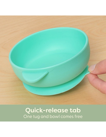 Set de Cuencos y Cucharas de Silicona UpwardBaby - 4 Piezas Set de Cuencos y Cucharas de Silicona UpwardBaby - 4 Piezas