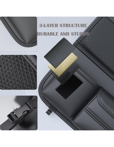 Organizador de Asiento Trasero de Coche DURASIKO QCD12 Plegable