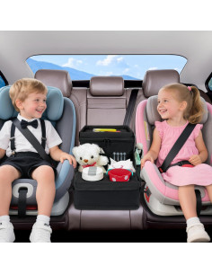 Organizador de Asiento de Coche WENRENER con Enfriador y Bandeja 2