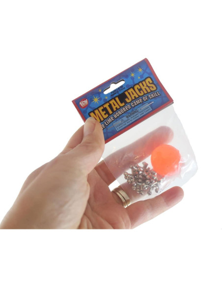 Juego de Jacks Clásico - 12 Juegos de Metal con Pelota Juego de Jacks Clásico - 12 Juegos de Metal con Pelota