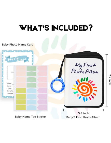 Álbum de Fotos para Bebés Niselity - Mi Primer Libro 21 Fotos 10x15 cm