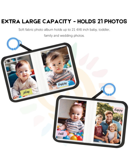 Álbum de Fotos para Bebés Niselity - Mi Primer Libro 21 Fotos 10x15 cm