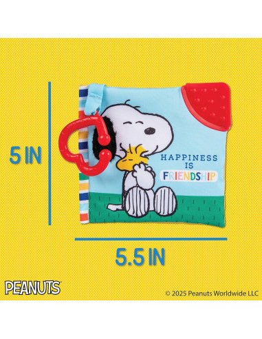Libro de Tela Snoopy Kids Preferred 12.7x14 cm para Bebés