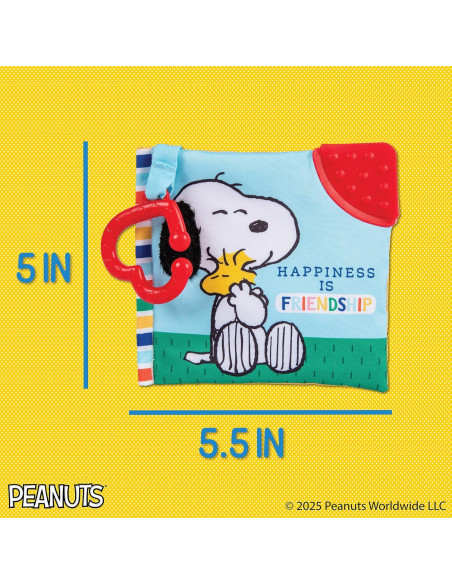 Libro de Tela Snoopy Kids Preferred 12.7x14 cm para Bebés