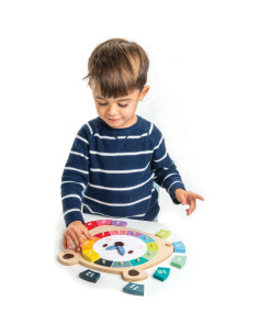 Reloj de Madera de Oso Tender Leaf Toys - Juguete Educativo 12 Piezas 2