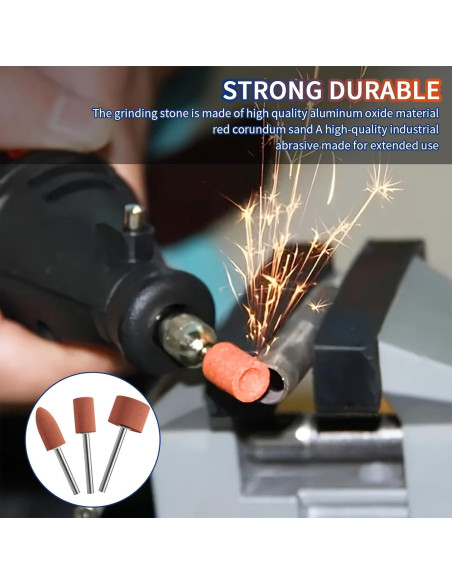 Kit de Puntas de Lijado Dremel 45 Piezas 3 Formas 1/8"