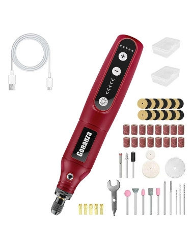 Kit de Herramienta Rotativa Inalámbrica Gonanza 62 Accesorios