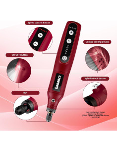 Kit de Herramienta Rotativa Inalámbrica Gonanza 62 Accesorios 2