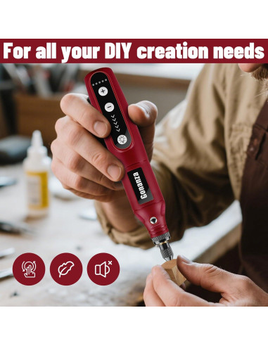 Kit de Herramienta Rotativa Inalámbrica Gonanza 62 Accesorios