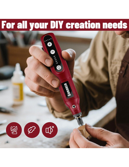 Kit de Herramienta Rotativa Inalámbrica Gonanza 62 Accesorios