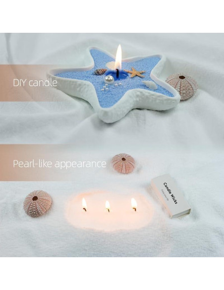 Kit de Velas DIY GrusoSP con Tazón de Madera y 30 Mechas