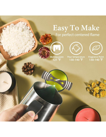 Cera de Soja 2.27kg SACATR para Fabricación de Velas DIY