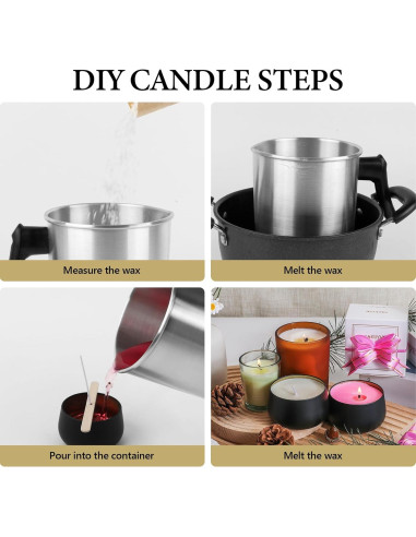 Cera de Soja 2.27kg SACATR para Fabricación de Velas DIY