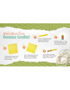 Kit de Fabricación de Velas de Cera de Abeja Toadily Handmade - 10 Hojas 42.9x20.8 cm 2