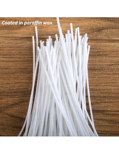 Kit para Hacer Velas MILIVIXAY 300pcs Mechas Algodón 8.9-20.3cm