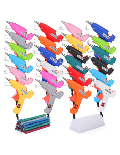 Kit de 24 Mini Pistolas de Pegamento Nuenen con Palitos 50u