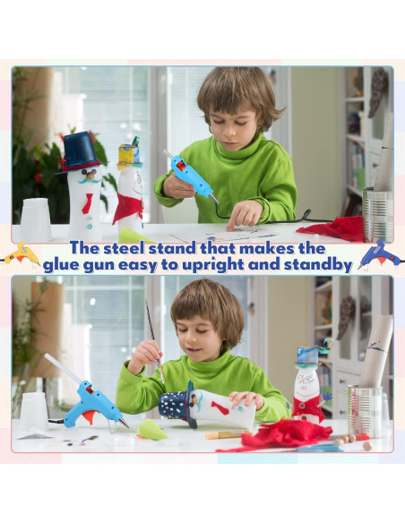 Kit de 24 Mini Pistolas de Pegamento Nuenen con Palitos 50u