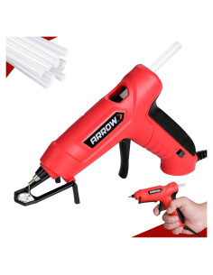 Pistola de Pegamento Caliente Mini Arrow GT21DT con 24 Barras