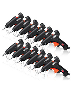 Pistola de Pegamento Caliente Zhengmy 12 Piezas 20W Negra