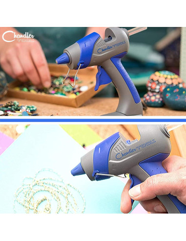 Pistola de Silicona Caliente Mini Chandler Tool 12.5V Azul