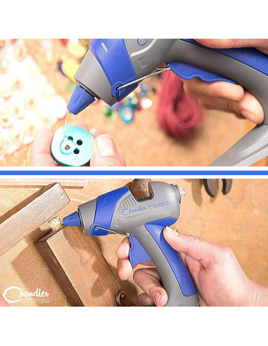 Pistola de Silicona Caliente Mini Chandler Tool 12.5V Azul