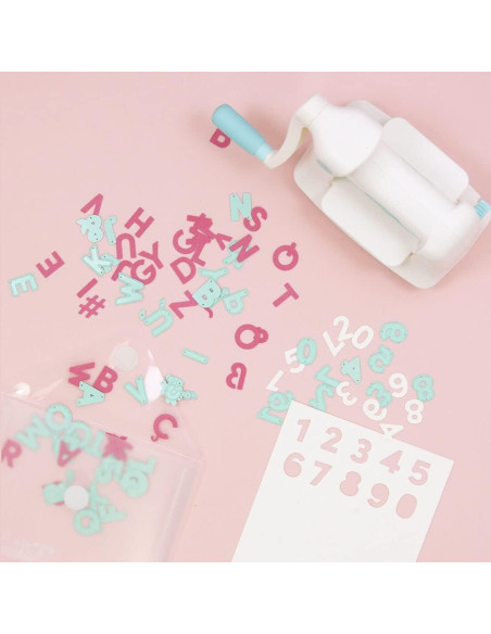 Set de 10 Troqueles Números Craftelier 2 cm para Scrapbooking