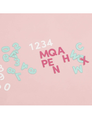 Set de 10 Troqueles Números Craftelier 2 cm para Scrapbooking